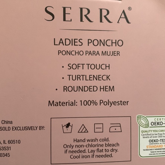 🔥🆕Tan SERRA Ladies Poncho - Picture 3 of 3